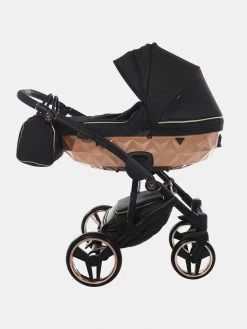 Junama Mirror Satin V2 02 Schwarz Rose Gold + Kite S-line 3in1 -Babyprodukte 2021 11 19 01678