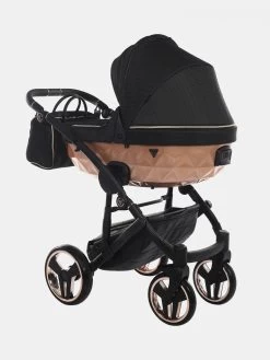 Junama Mirror Satin V2 02 Schwarz Rose Gold + Kite S-line 3in1 -Babyprodukte 2021 11 19 01688