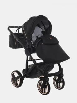 Junama Mirror Satin V2 02 Schwarz Rose Gold + Kite S-line 3in1 -Babyprodukte 2021 11 19 01762