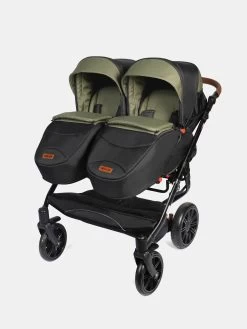 Dorjan Quick Twin TQ16 Schwarz-Grün + Maxi-Cosi CabrioFix Essential Black 3in1 -Babyprodukte 2a copy 1