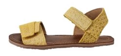 Blifestyle NAPAEA Gelb Glitzer Barfuß-Sandale Mit Klett Mädchen Sandalen -Babyprodukte Blifestyle 462 4 1280x1280