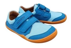 BLifestyle Crocodile Türkis BREIT Barfußschuhe Vegan Sneaker Klett