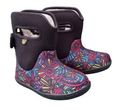 BOGS Youngster Boots Wild Garden Multicolor Gefüttert Neopren Winterstiefel