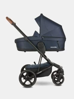 Easywalker Harvey 3 Premium Sapphire Blue + Babywanne + Maxi-Cosi Coral 360 Und Familyfix 360 4in1