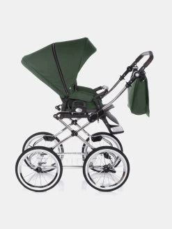 Roan Coss Classic Klassischer Kinderwagen Night Green Set 2in1 -Babyprodukte IMG 9954