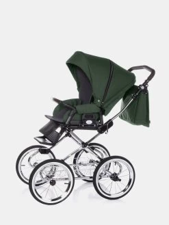 Roan Coss Classic Klassischer Kinderwagen Night Green Set 2in1 -Babyprodukte IMG 9961