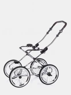 Roan Bass Next Classic Klassischer Kinderwagen Chrome Shade Inklusive Avionaut Pixel Pro – Set 3in1 -Babyprodukte IMG 9966 2 2