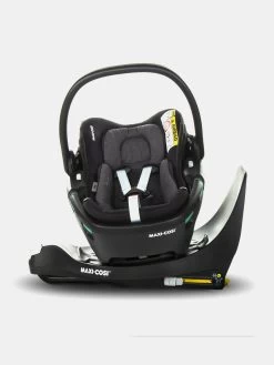 Bebetto ForTwo Pro Zwillingskinderwagen Brilliant Black Inkl. Babyschale Coral 360 Und Base Familyfix 360 Set 4in1 -Babyprodukte Kindersitze Babyschalen Maxi Cosi Coral 360 Essencial black 02 2