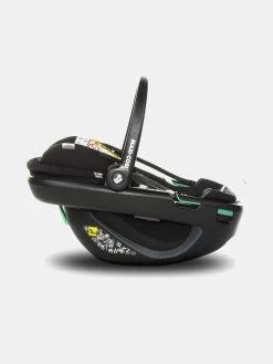 Jedo – Duo Zwillingskinderwagen – 4 In 1 – Farbe D51 – Beige Mit Mit Karamell Schiebegriff – Plus Coral 360 Und Familyfix 360 -Babyprodukte Kindersitze Babyschalen Maxi Cosi Coral 360 Essencial black 06