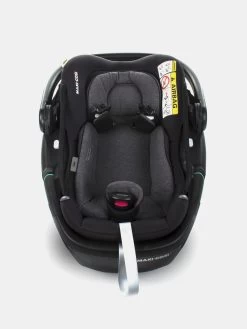 Bebetto ForTwo Pro Zwillingskinderwagen Brilliant Black Inkl. Babyschale Coral 360 Und Base Familyfix 360 Set 4in1 -Babyprodukte Kindersitze Babyschalen Maxi Cosi Coral 360 Essencial black 09 2