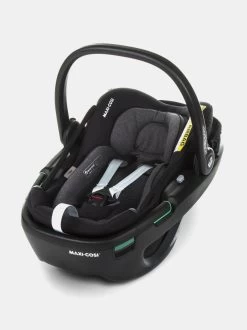 Jedo – Duo Zwillingskinderwagen – 4 In 1 – Farbe D51 – Beige Mit Mit Karamell Schiebegriff – Plus Coral 360 Und Familyfix 360 -Babyprodukte Kindersitze Babyschalen Maxi Cosi Coral 360 Essencial black 12 1