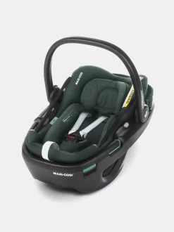 Maxi-Cosi Coral 360 Essential Green (Schwarze Sicherheitsschale) + FamilyFix 360 Basisstation