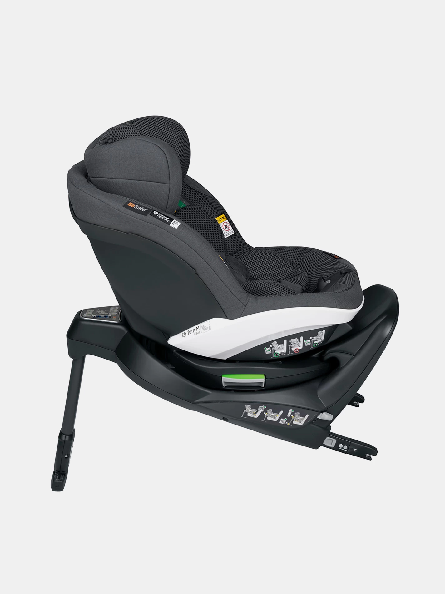 BeSafe IZi Turn M I-Size Kindersitz Anthracite Mesh – Bild 3