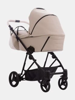 Bebetto Yoddi Pro Kombi-Kinderwagen Beige Leder – Set 2in1 -Babyprodukte Kinderwagen Bebetto Yoddi Pro 01 Beige 05