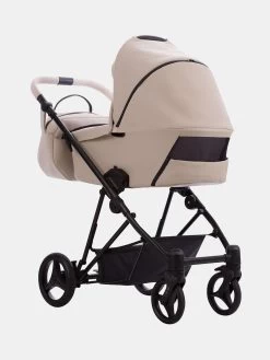 Bebetto Yoddi Pro Kombi-Kinderwagen Beige Leder – Set 2in1 -Babyprodukte Kinderwagen Bebetto Yoddi Pro 01 Beige 06