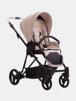 Bebetto Yoddi Pro Kombi-Kinderwagen Beige Leder – Set 2in1 -Babyprodukte Kinderwagen Bebetto Yoddi Pro 01 Beige 08