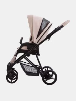 Bebetto Yoddi Pro Kombi-Kinderwagen Beige Leder – Set 2in1 -Babyprodukte Kinderwagen Bebetto Yoddi Pro 01 Beige 10