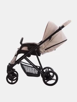 Bebetto Yoddi Pro Kombi-Kinderwagen Beige Leder – Set 2in1 -Babyprodukte Kinderwagen Bebetto Yoddi Pro 01 Beige 12
