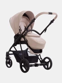 Bebetto Yoddi Pro Kombi-Kinderwagen Beige Leder – Set 2in1 -Babyprodukte Kinderwagen Bebetto Yoddi Pro 01 Beige 14