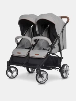 Easy Go Domino Zwillings-Sportwagen Grey Fox