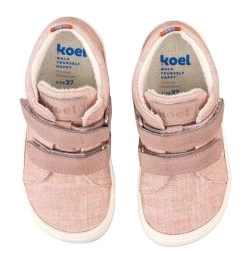 Koel DANNY Canvas Rosa Vegan Bio-Baumwolle Klett Barfußschuhe -Babyprodukte Koel 139 9 1280x1280