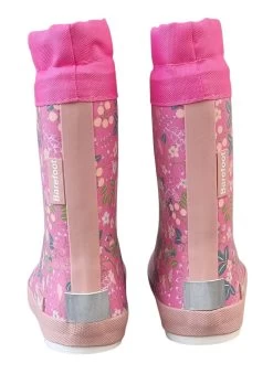 Koel TOGGLE Gummistiefel Flowers Fuchsia Barfuß Regenstiefel Leicht Gefüttert -Babyprodukte Koel 154 5 1280x1280