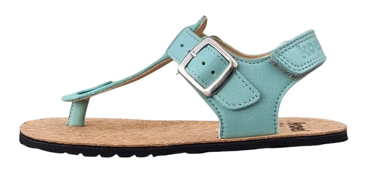 Koel ABRIANA Barfuß Sandalen Aqua Türkis Mit Zehensteg 3 Koel ABRIANA Barfuß Sandalen Aqua Türkis Mit Zehensteg – Bild 3