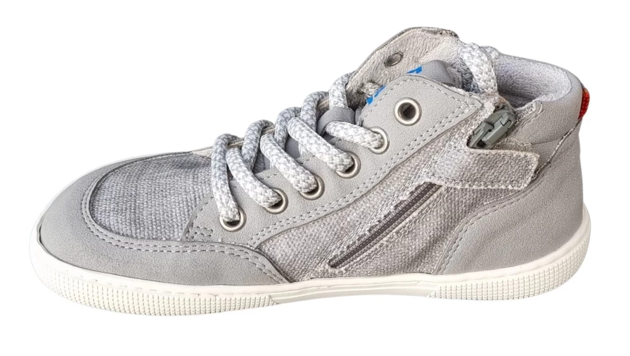 Koel Canvas Boots Hellgrau Barfußschuhe Knöchelhoch DOUGLY 4 Koel Canvas Boots Hellgrau Barfußschuhe Knöchelhoch DOUGLY – Bild 4