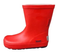 Koel Gummistiefel Rot Barfuß Regenstiefel Uni Kautschuk -Babyprodukte Koel 7874 1280x1280