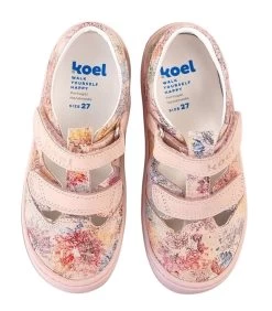 Koel Sandalen BEP Fantasy Zartrosa Blumen Mädchen Barfußsandalen Klassik -Babyprodukte Koel 8435 1280x1280