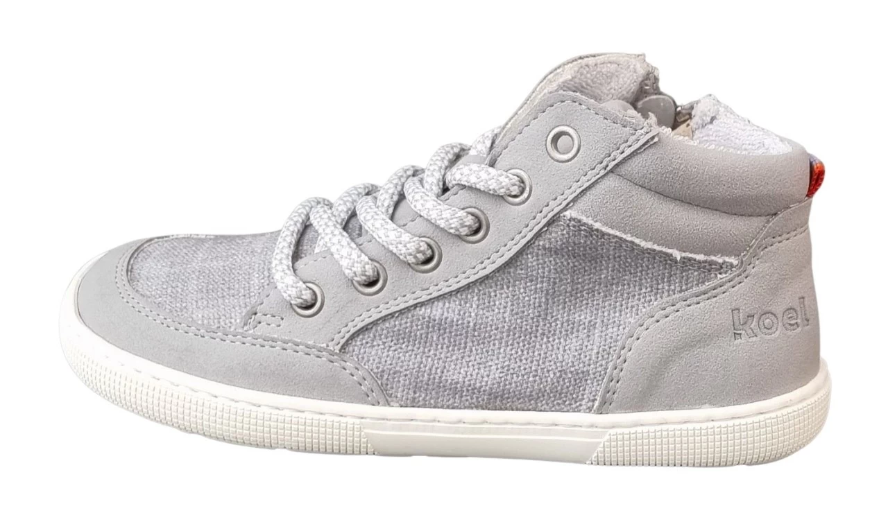 Koel Canvas Boots Hellgrau Barfußschuhe Knöchelhoch DOUGLY 5 Koel Canvas Boots Hellgrau Barfußschuhe Knöchelhoch DOUGLY – Bild 5