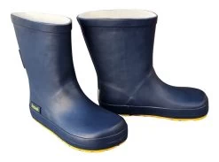 Koel Gummistiefel Navy Barfuß Regenstiefel Uni Kautschuk