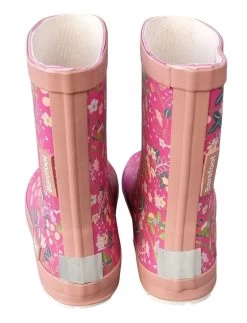 Koel Gummistiefel Pink Blumen Barfuß Regenstiefel Kautschuk -Babyprodukte Koel Gummistiefel 5 1280x1280