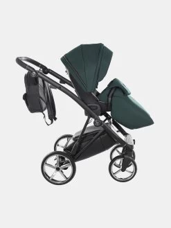 Junama Air Kombi Kinderwagen – Set 3in1 Inkl. Junama Babyschale Und XXL Zubehörpaket– Grün -Babyprodukte Kombikinderwagen Junama Air 04 09