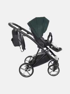 Junama Air Kombi Kinderwagen – Set 3in1 Inkl. Junama Babyschale Und XXL Zubehörpaket– Grün -Babyprodukte Kombikinderwagen Junama Air 04 10