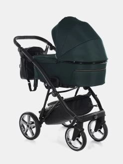 Junama Air Kombi Kinderwagen – Set 3in1 Inkl. Junama Babyschale Und XXL Zubehörpaket– Grün -Babyprodukte Kombikinderwagen Junama Air 04 17