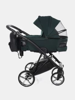 Junama Air Kombi Kinderwagen – Set 3in1 Inkl. Junama Babyschale Und XXL Zubehörpaket– Grün -Babyprodukte Kombikinderwagen Junama Air 04 20
