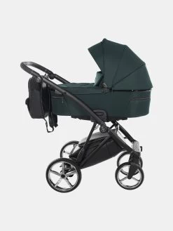 Junama Air Kombi Kinderwagen – Set 3in1 Inkl. Junama Babyschale Und XXL Zubehörpaket– Grün -Babyprodukte Kombikinderwagen Junama Air 04 24