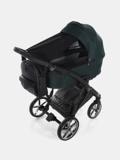 Junama Air Kombi Kinderwagen – Set 3in1 Inkl. Junama Babyschale Und XXL Zubehörpaket– Grün -Babyprodukte Kombikinderwagen Junama Air 04 25
