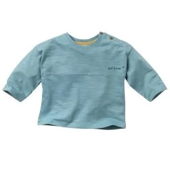 People Wear Organic Langarmshirt Türkis Melange