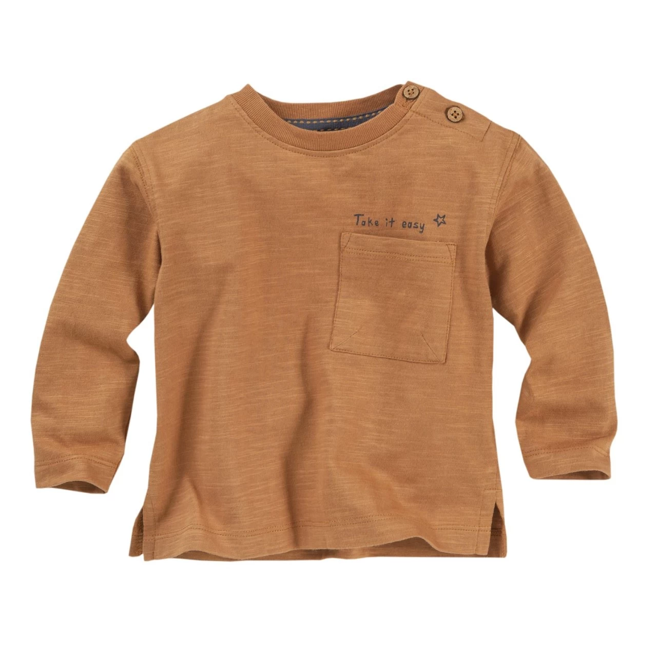 People Wear Organic Langarmshirt Zimtbraun Melange 1 People Wear Organic Langarmshirt Zimtbraun Melange