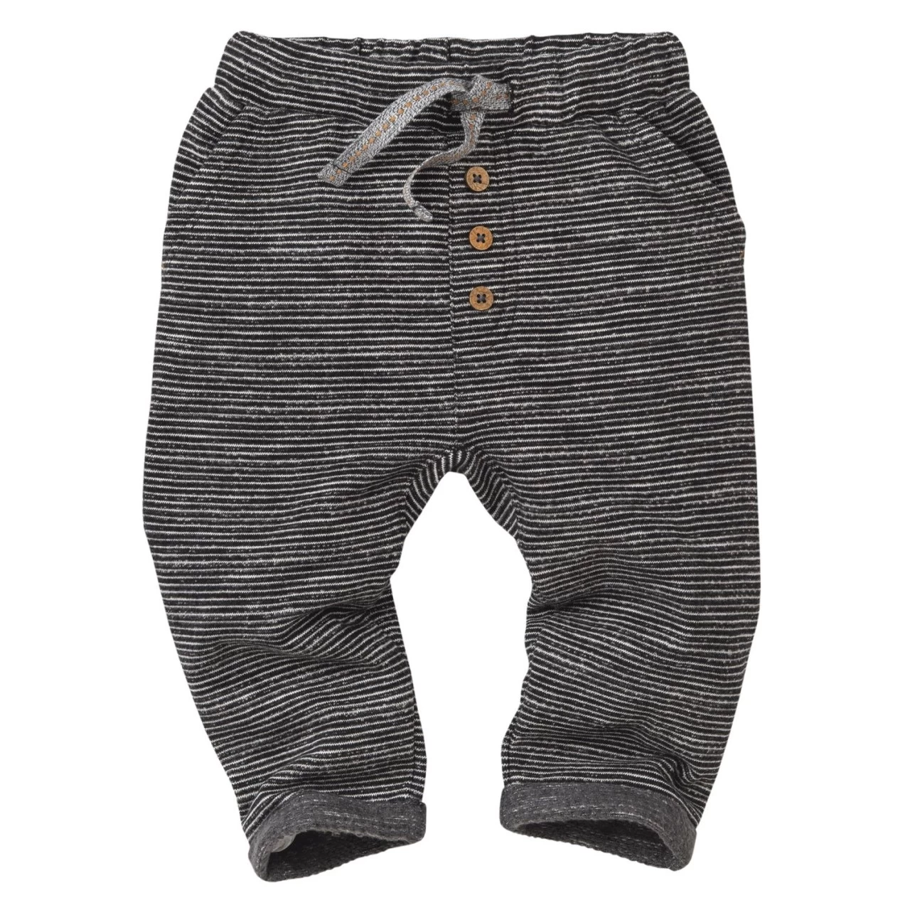 People Wear Organic Sweat-Hose Jogginghose Anthrazit Geringelt 1 People Wear Organic Sweat-Hose Jogginghose Anthrazit Geringelt