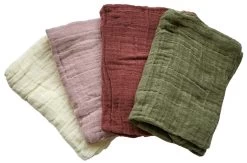 Pippi Babywear Mulltücher Beige Rose + Moos 4er Pack Organic 5 Pippi Babywear Mulltücher Beige Rose + Moos 4er Pack Organic -Babyprodukte Pippi Windeln 4er NEU 1 1280x1280