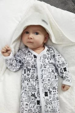 Pippi Kapuzen Badetuch Cremeweiß Organic Frottee -Babyprodukte Pippi kapuzentuch baby 1280x1280