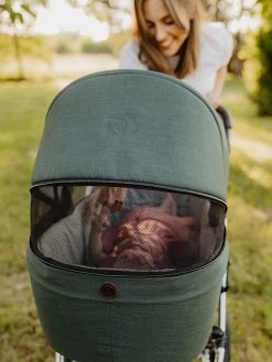 Roan Coss Classic Klassischer Kinderwagen Night Green Set 2in1 -Babyprodukte Roan Coss Classic Klassischer Kinderwagen Night Green 1