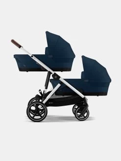 Cybex GOLD – Gazelle S 2.0 – 4 In 1 – Silver Frame – Ocean Blue – Mit Cybex Aton S2 I-Size Und Base One