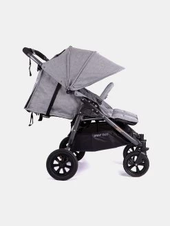 Valco Baby Snap Duo Sport Geschwisterwagen Mit Luftbereifung Grey Marle -Babyprodukte Zwillingskinderwagen Valco Snap duo Sport Grey Marble 02