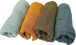 Pippi Babywear Mulltücher Green Meadow 4er Pack Organic Spucktücher -Babyprodukte a green garden3 1280x1280