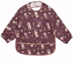 Celavi Ärmellätzchen Seepferdchen Bordeaux Wasserdicht