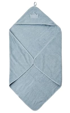 Pippi Baby Badetuch Rauchblau Organic Frottee